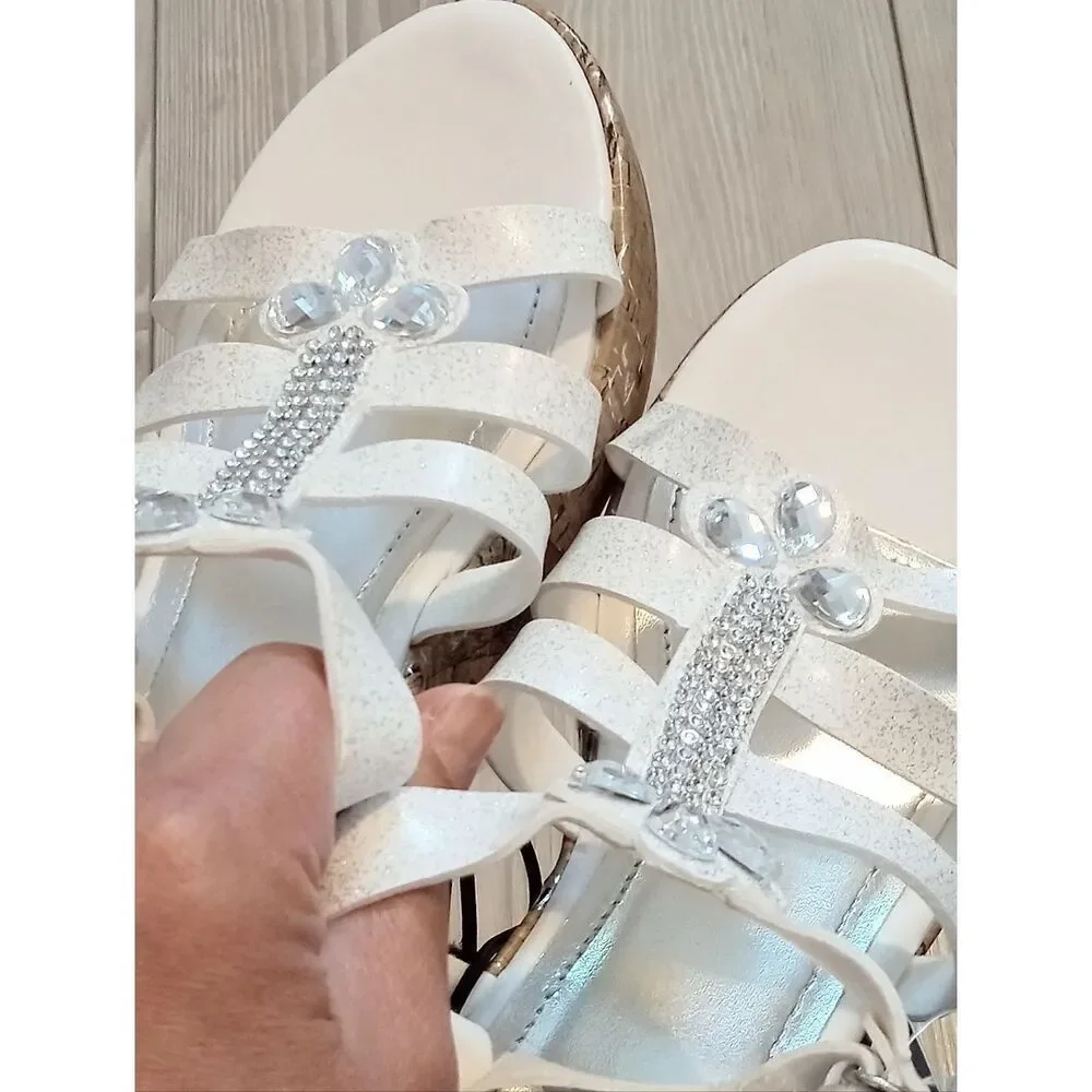 (S-4593) Arizona Stacy Kids Sandal Sz 3